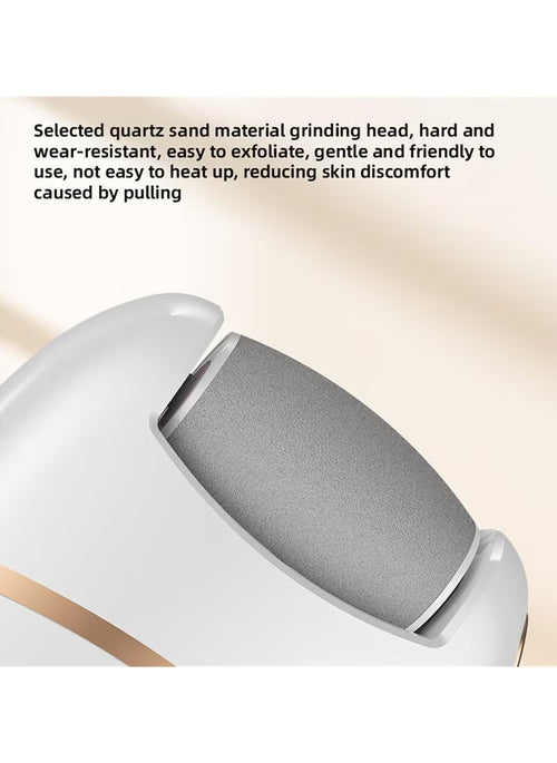 Handheld Electric Callus Remover Rechargeable Foot File With 2 Adjustable Speed Equipped With LED Light For Calluses Cracked Rough Skin Pedicure Tools